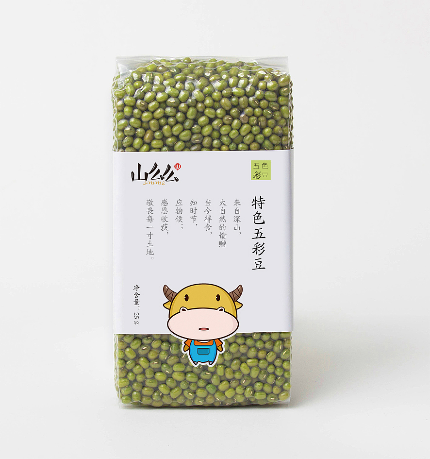 五谷五彩豆黄豆黑豆红豆绿豆包装设计（图ZNjA1MDg2MTI=） - 包装 - 站酷设计师年鱼原创素材 - 站酷ZCOOL