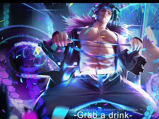 狐狸lol情人节同人图