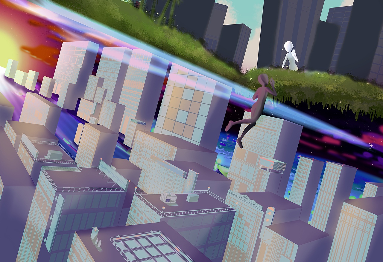 平行时空|插画|创作习作|云0220_原创作品-站酷(zcool)