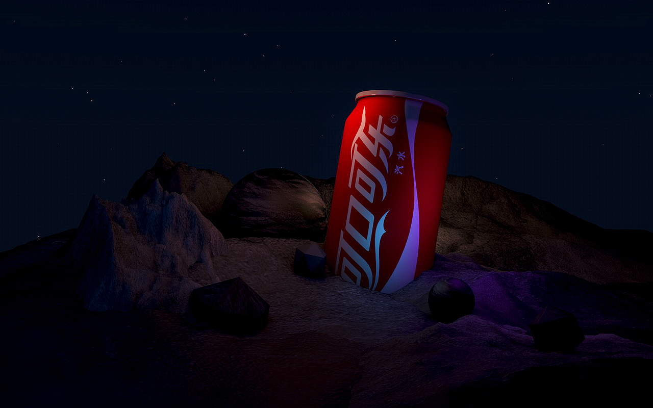 2019 C4D 建模 可口可乐