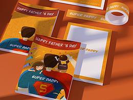 我的超人爸爸，父亲节快乐