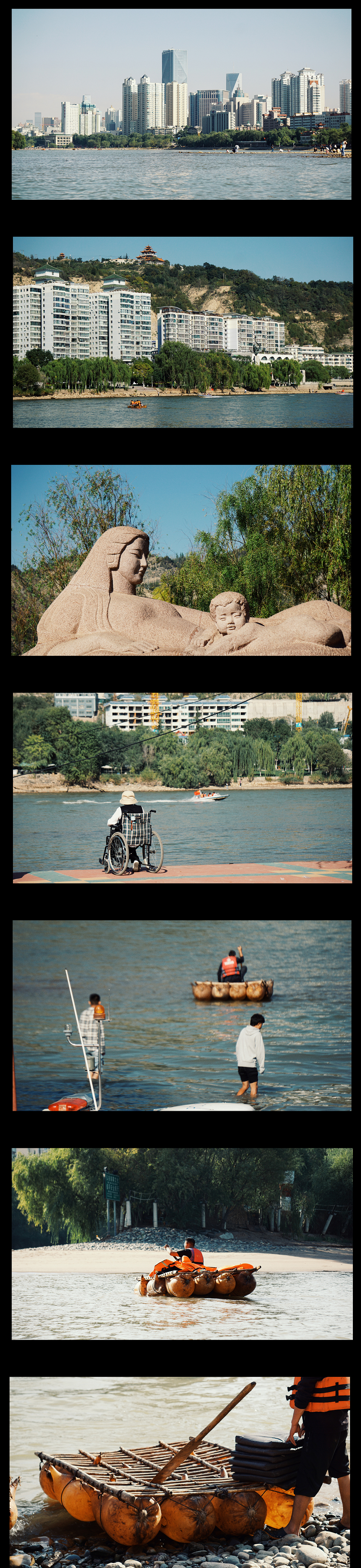 兰州 —— 在羊皮筏子上跳舞（图ZMjc0MjM0OTI0） - 风光摄影 - 站酷设计师boompala原创素材 - 站酷ZCOOL