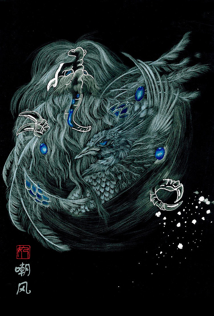 神兽～（图ZMTYzNTU1MzU2） - 艺术插画 - 站酷设计师書妃畫原创素材 - 站酷ZCOOL