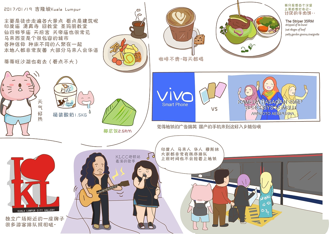 旅行漫画日记（图ZNzUxNzU2MzI=） - 单幅漫画 - 站酷设计师大喜的笔记本原创素材 - 站酷ZCOOL