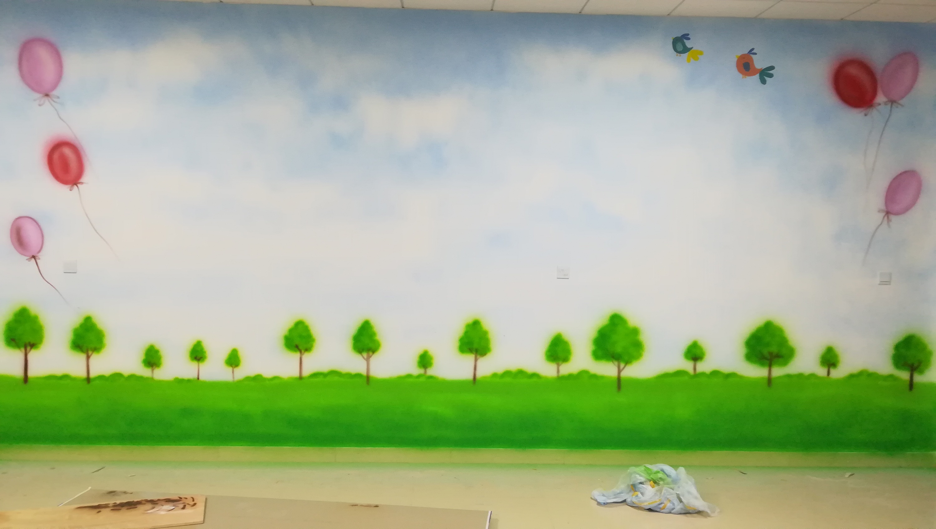 日照农村文化墙,壁画,手绘墙,墙体彩绘日照景观制作