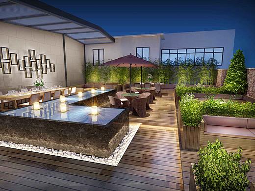 露天阳台咖啡厅