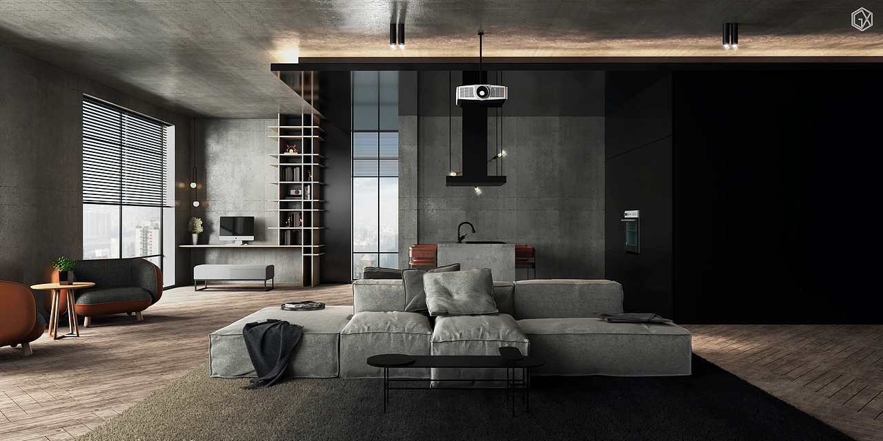 SU | LIVING ROOM | INDUSTRIAL
