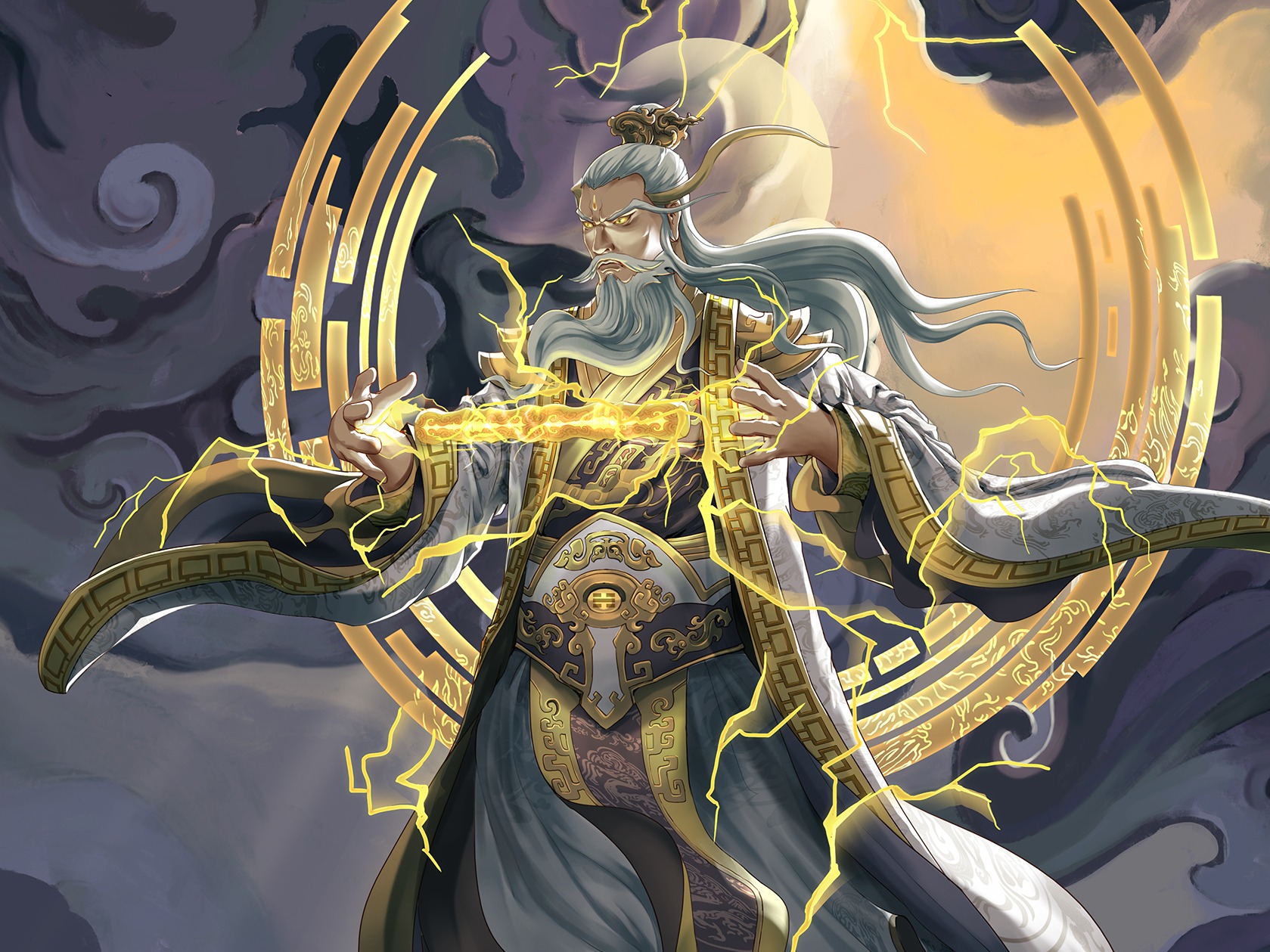 九天应元雷声普化天尊_仨俩一站酷ZCOOL