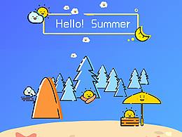 MBE風夏日主題圖標