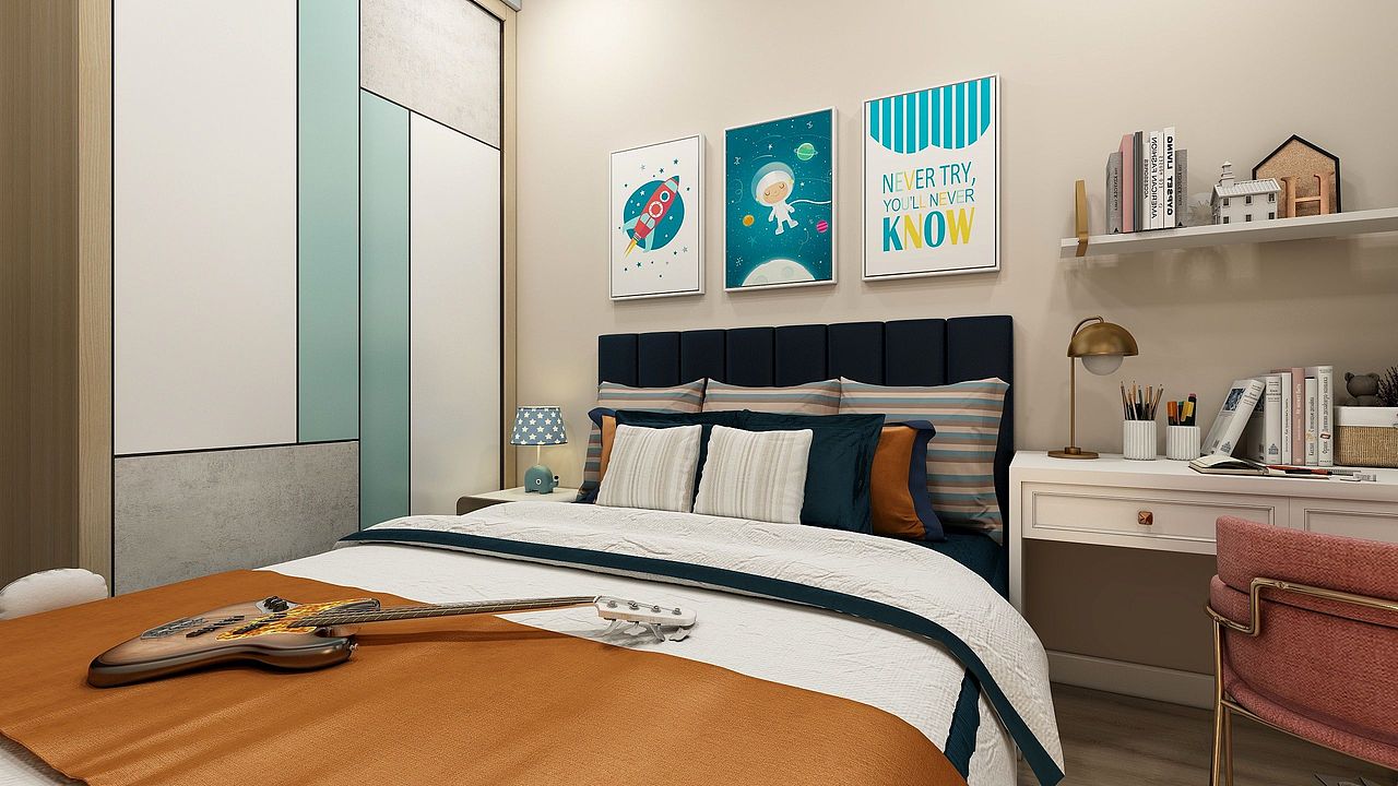 温馨的卧室效果（图ZMjI3Njc5MTYw） - 家装设计 - 站酷设计师石方原创素材 - 站酷ZCOOL