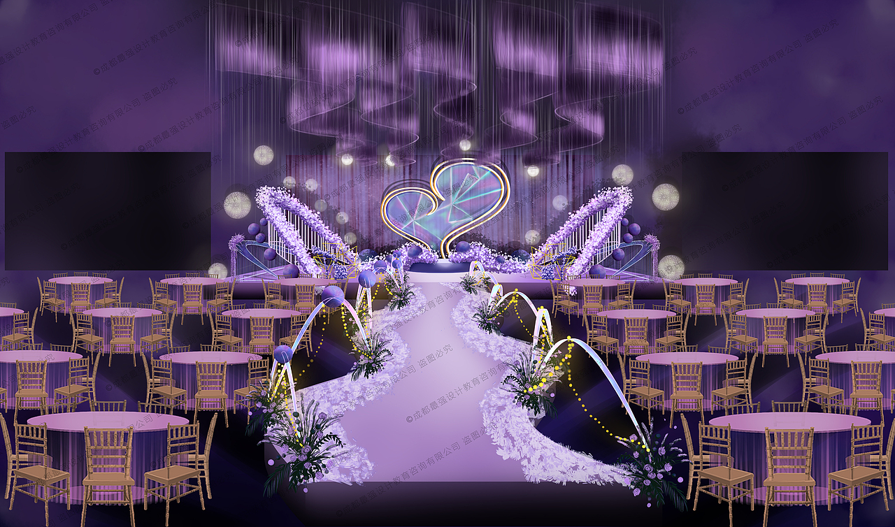 电脑手绘sai——《紫气东来》