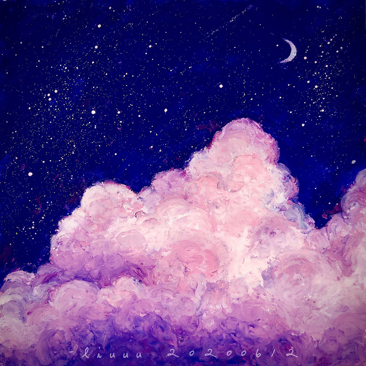 油画棒/一朵云7815