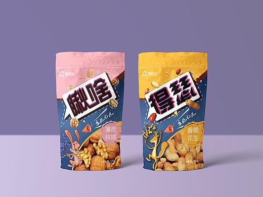 一组东北特色零食包装
