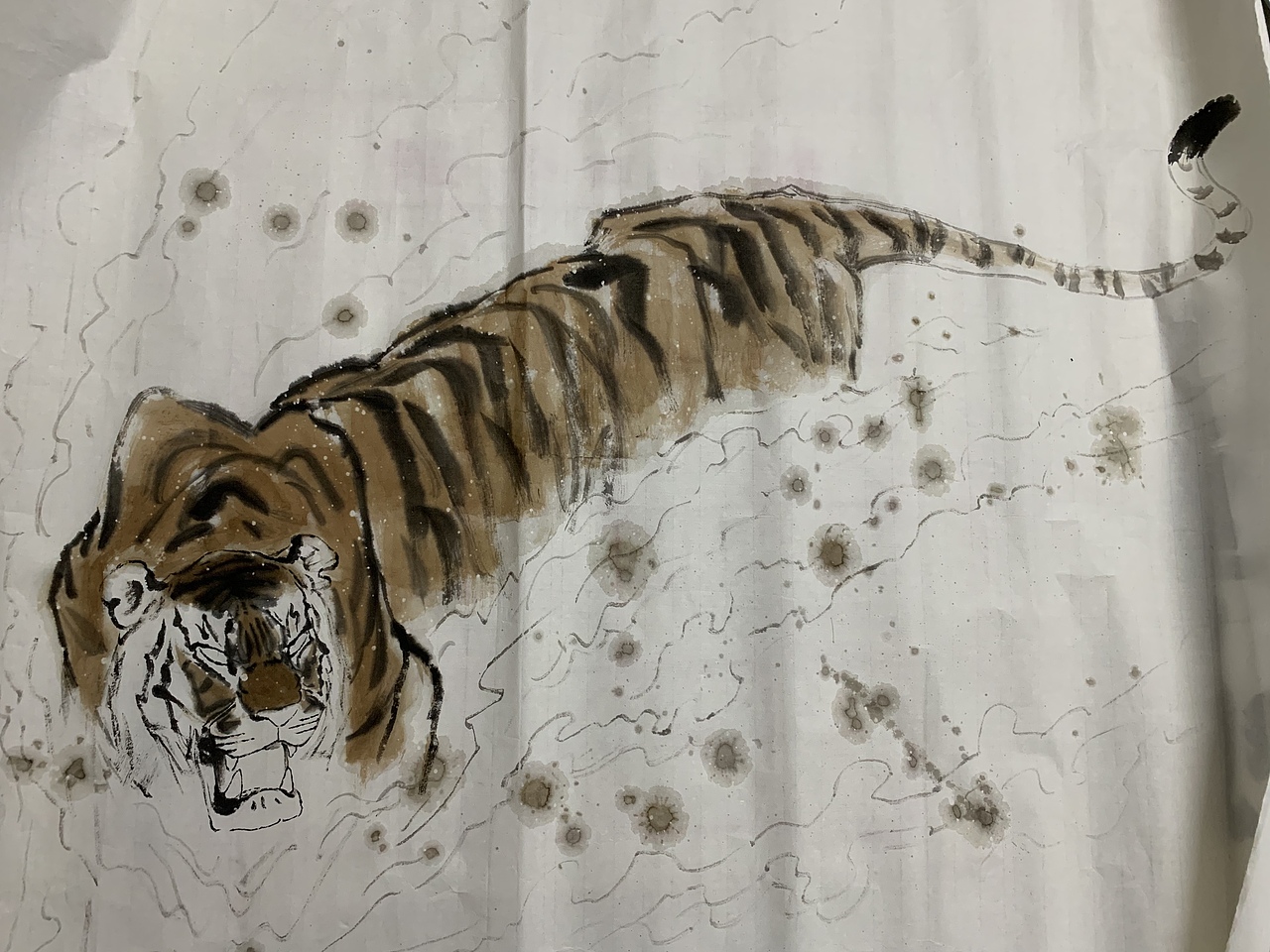 【国画】虎年画虎，步骤分享（图ZMjg3NjQxNzc2） - 绘画 - 站酷设计师冷梵原创素材 - 站酷ZCOOL