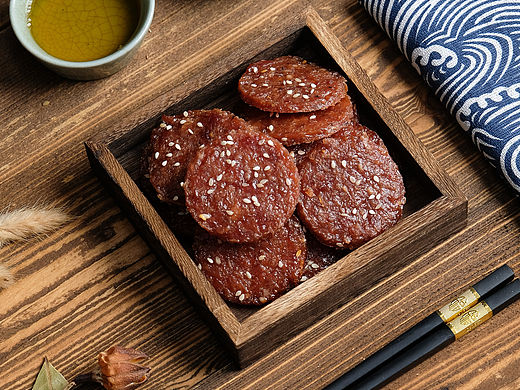 肉脯美食摄影案例