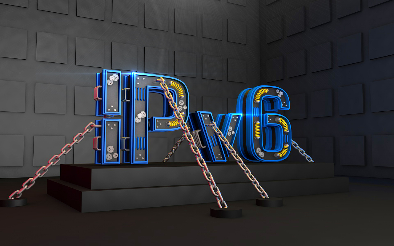 c4d练习机械立体字