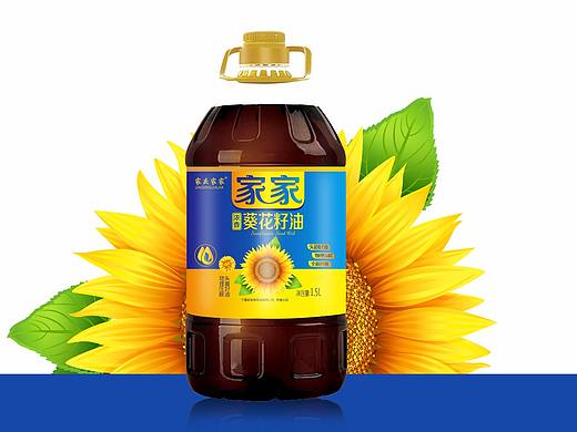 宁夏银川君尚设计家家胡麻油亚麻籽油包装设计