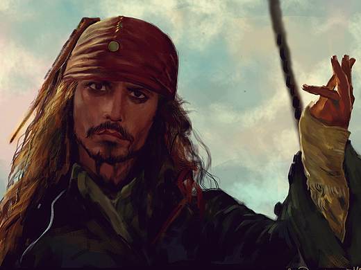 CAPTAIN SPARROW[Bon voyage!]（个人主页-ZMzIwOTU3MzI=） - 创作习作 - 站酷设计师Littlepiano原创素材 - 站酷ZCOOL