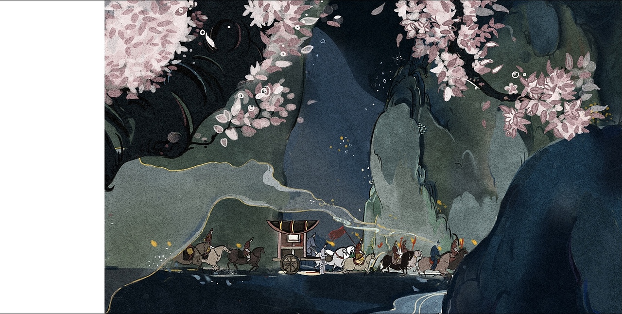 绘本《长恨歌》（图ZMjUxODk4MjMy） - 艺术插画 - 站酷设计师盛明圆原创素材 - 站酷ZCOOL