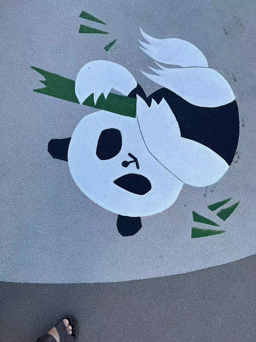 PVC塑胶地面地坪画彩绘