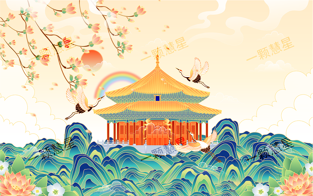 中国各地城市地标建筑矢量插画（图ZMjYxMTAzMzY0） - 商业插画 - 站酷设计师晚风在画画原创素材 - 站酷ZCOOL