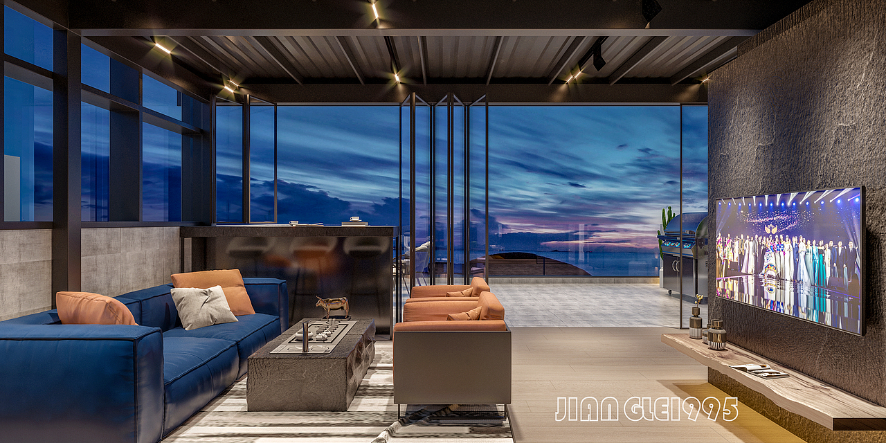 工业风天台（图ZMjAzNDY3NjM2） - 家装设计 - 站酷设计师喀什葛尔的石头原创素材 - 站酷ZCOOL