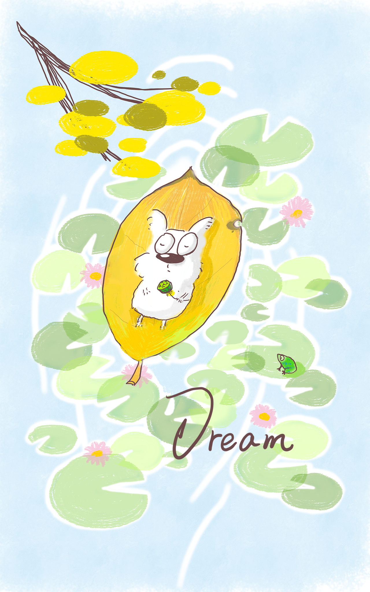 life like a dream原创插画