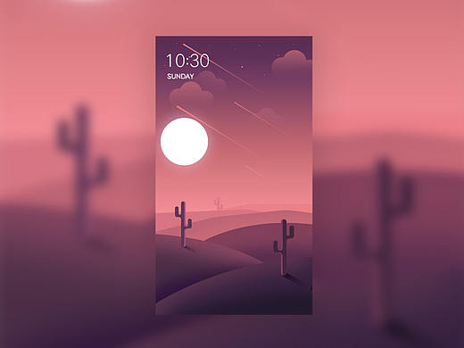 沙漠的夜