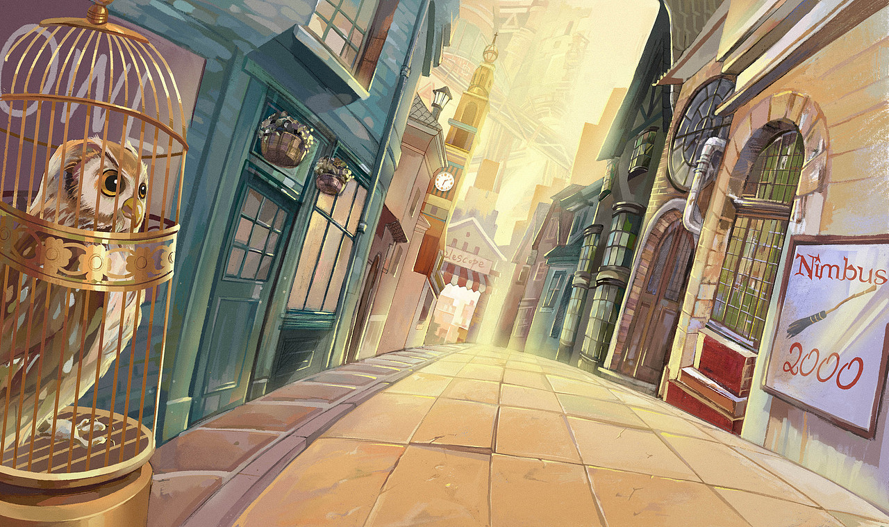 哈利波特系列插画