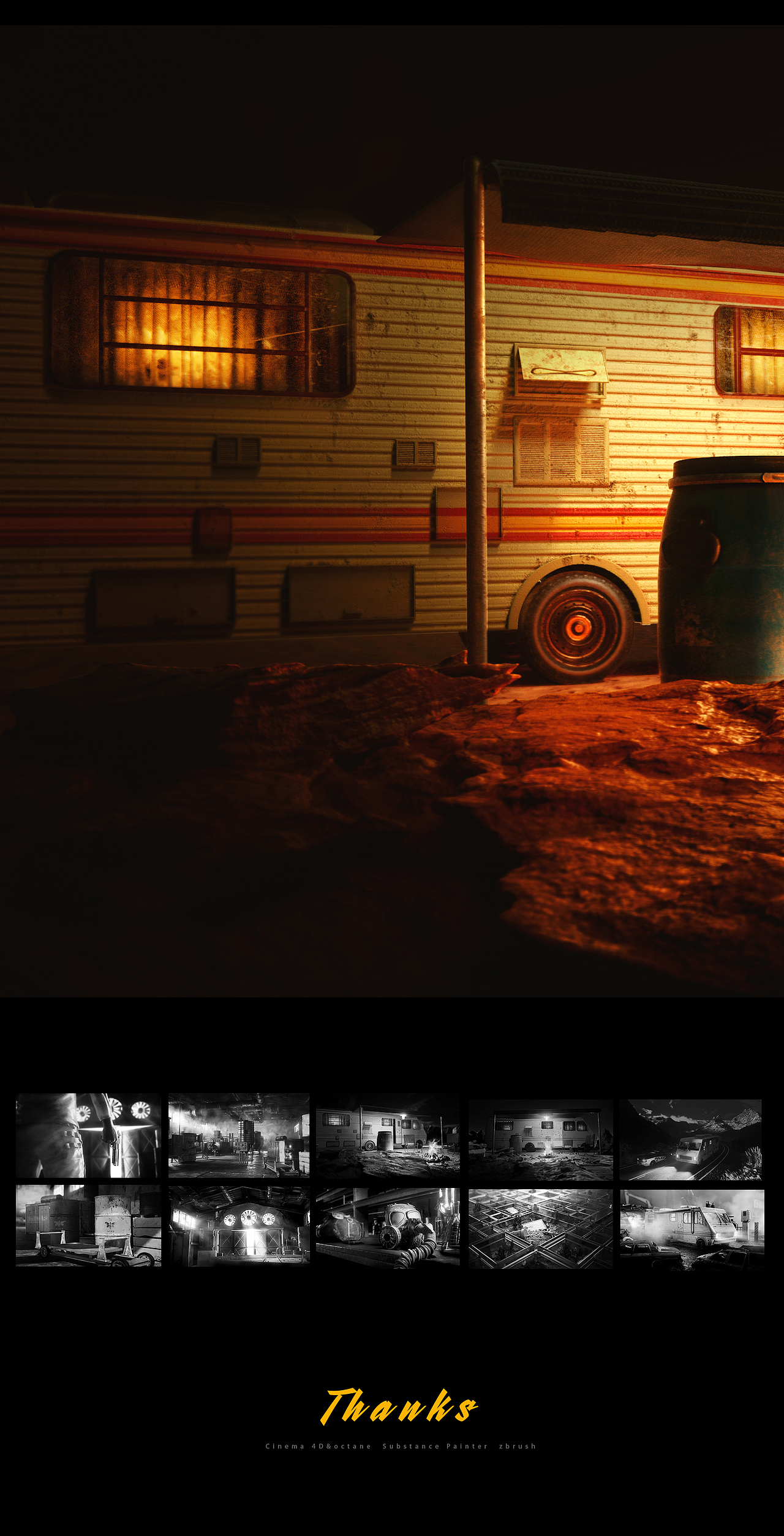 Breaking Bad《绝命毒师》风格图