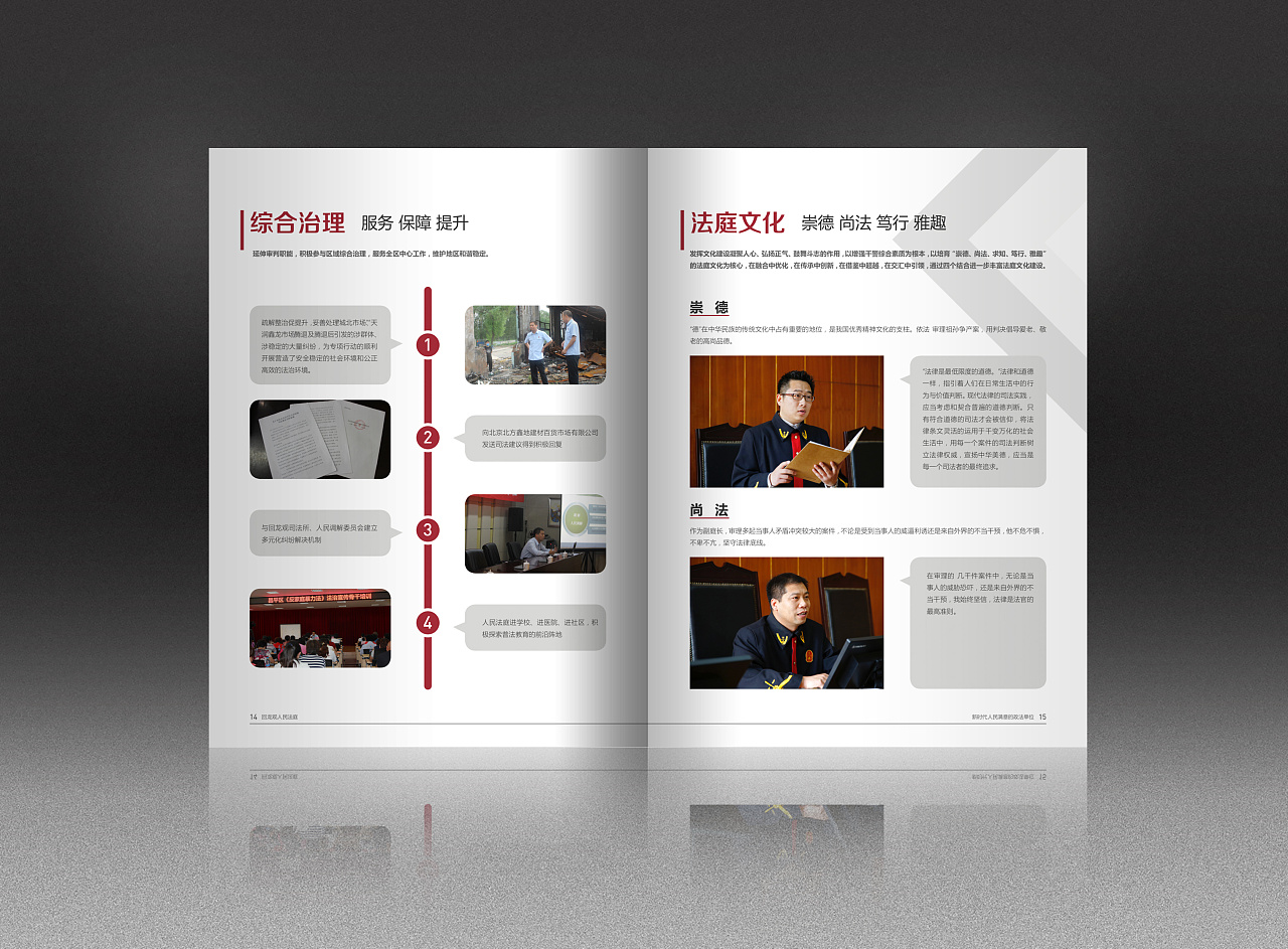 法院宣传册