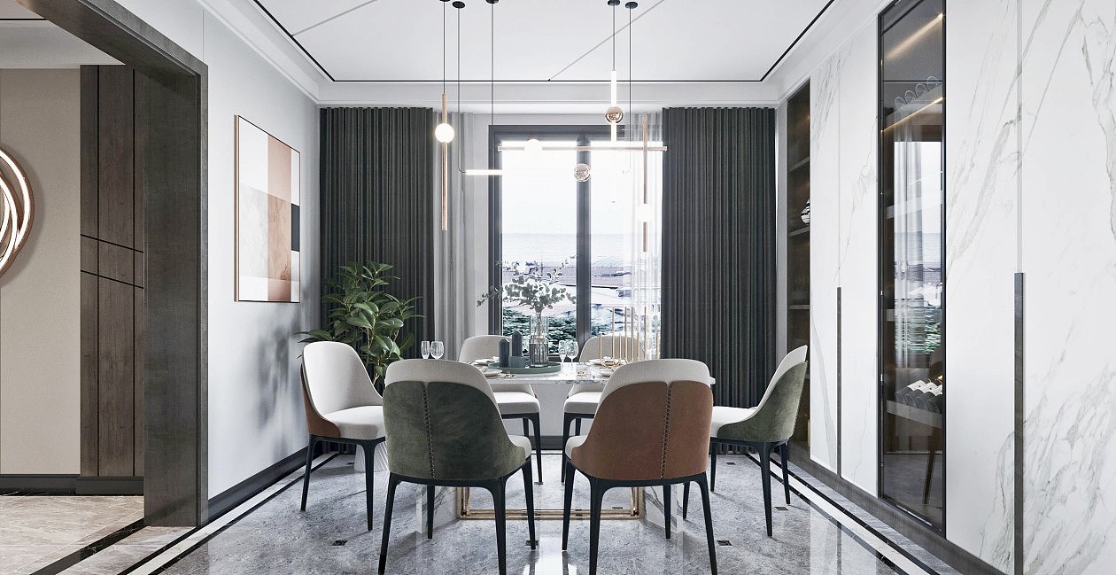 现代轻奢客餐厅