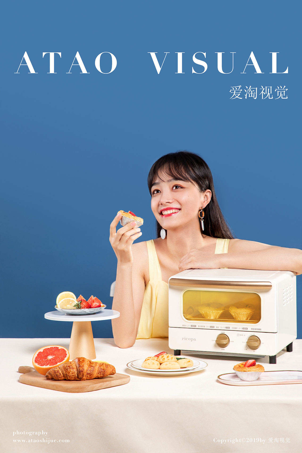 烤箱 烤箱模特拍摄 家居小电器 | 凡仟文化（图ZMjAzMzc4OTQw） - 产品摄影 - 站酷设计师凡仟文化原创素材 - 站酷ZCOOL