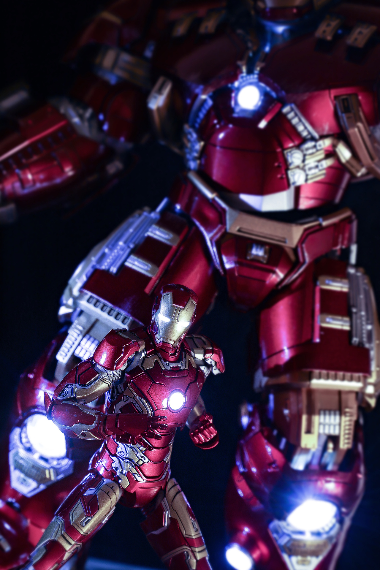 模型拍摄钢铁侠mk43mk44