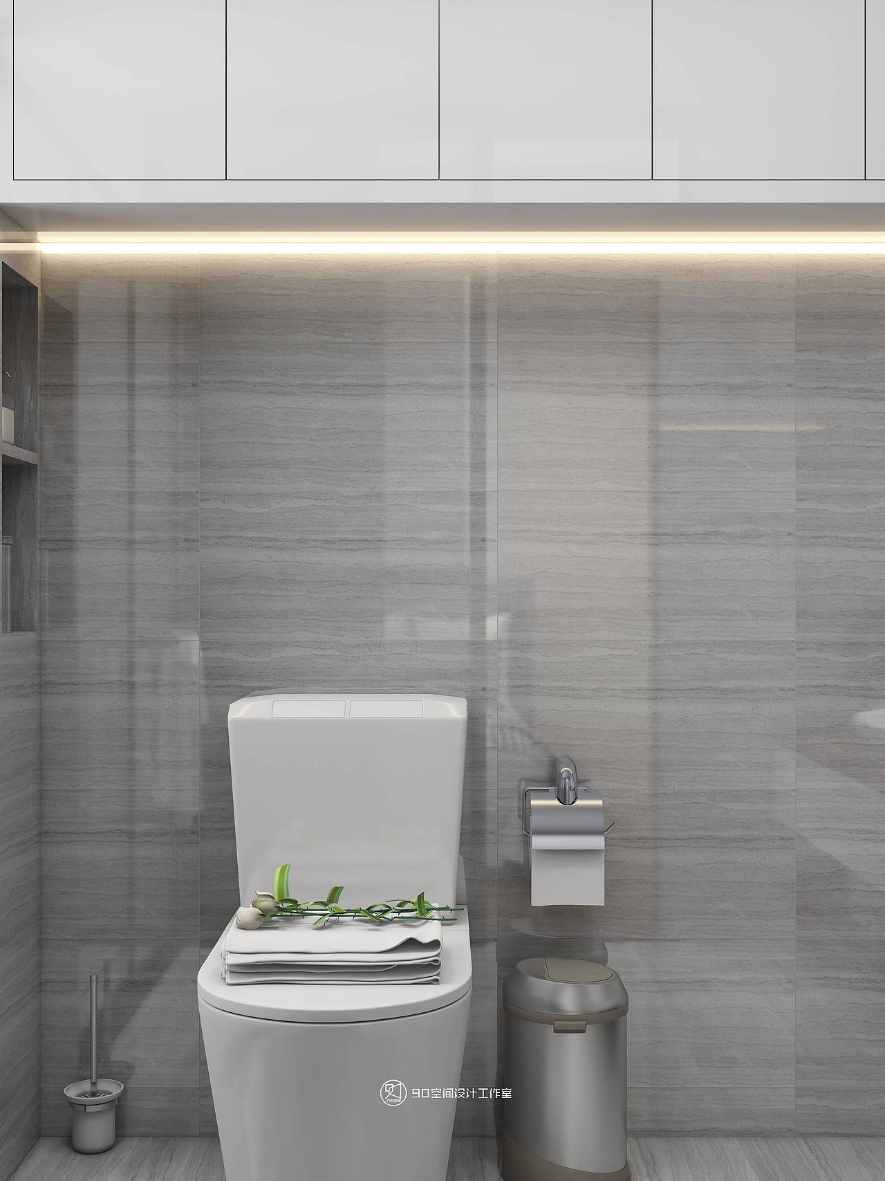 90空间设计《沉醉青丝》160平方现代轻奢4房2厅3卫