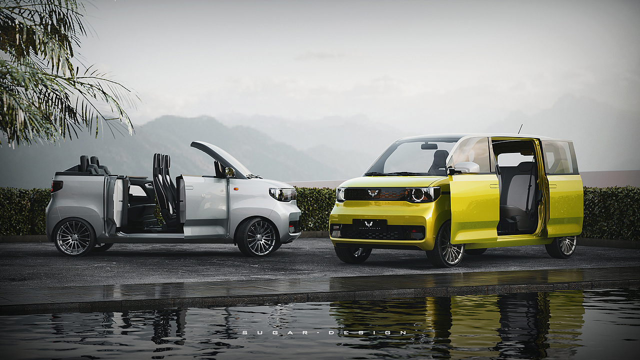 五菱宏光mini ev四座敞篷车新车预览