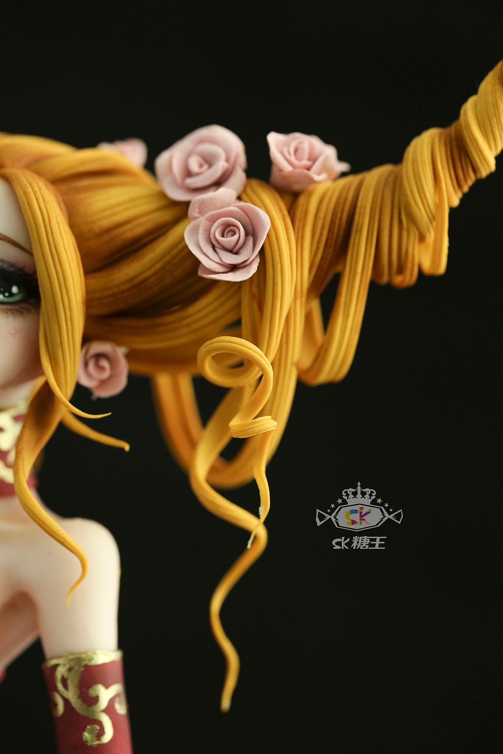 翻糖人偶系列牛角少女