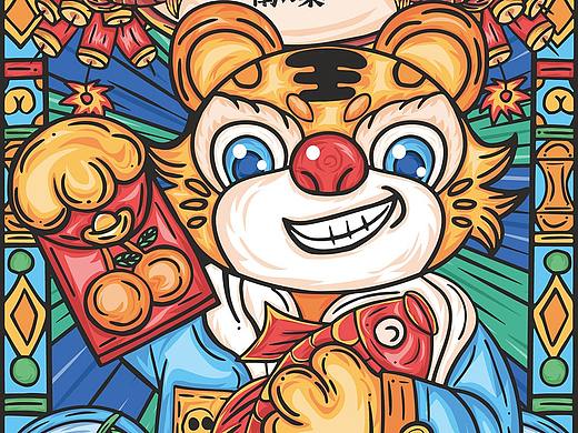 國(guó)潮插畫(huà)練習(xí)（個(gè)人主頁(yè)-ZNTY0NzE2ODg=） - 創(chuàng)作習(xí)作 - 站酷設(shè)計(jì)師南巢Li原創(chuàng)素材 - 站酷ZCOOL