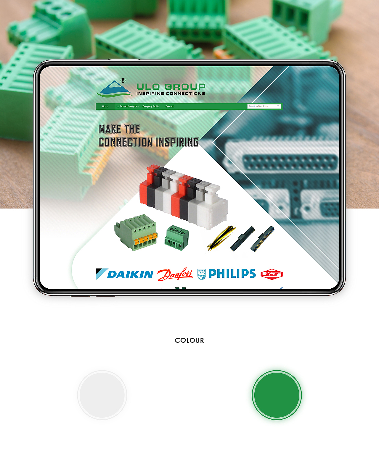 || 首页设计 || 电子接线端 Home页 Alibaba国际站旺铺