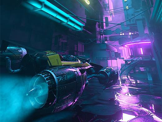 Redshift赛博朋克风格渲染