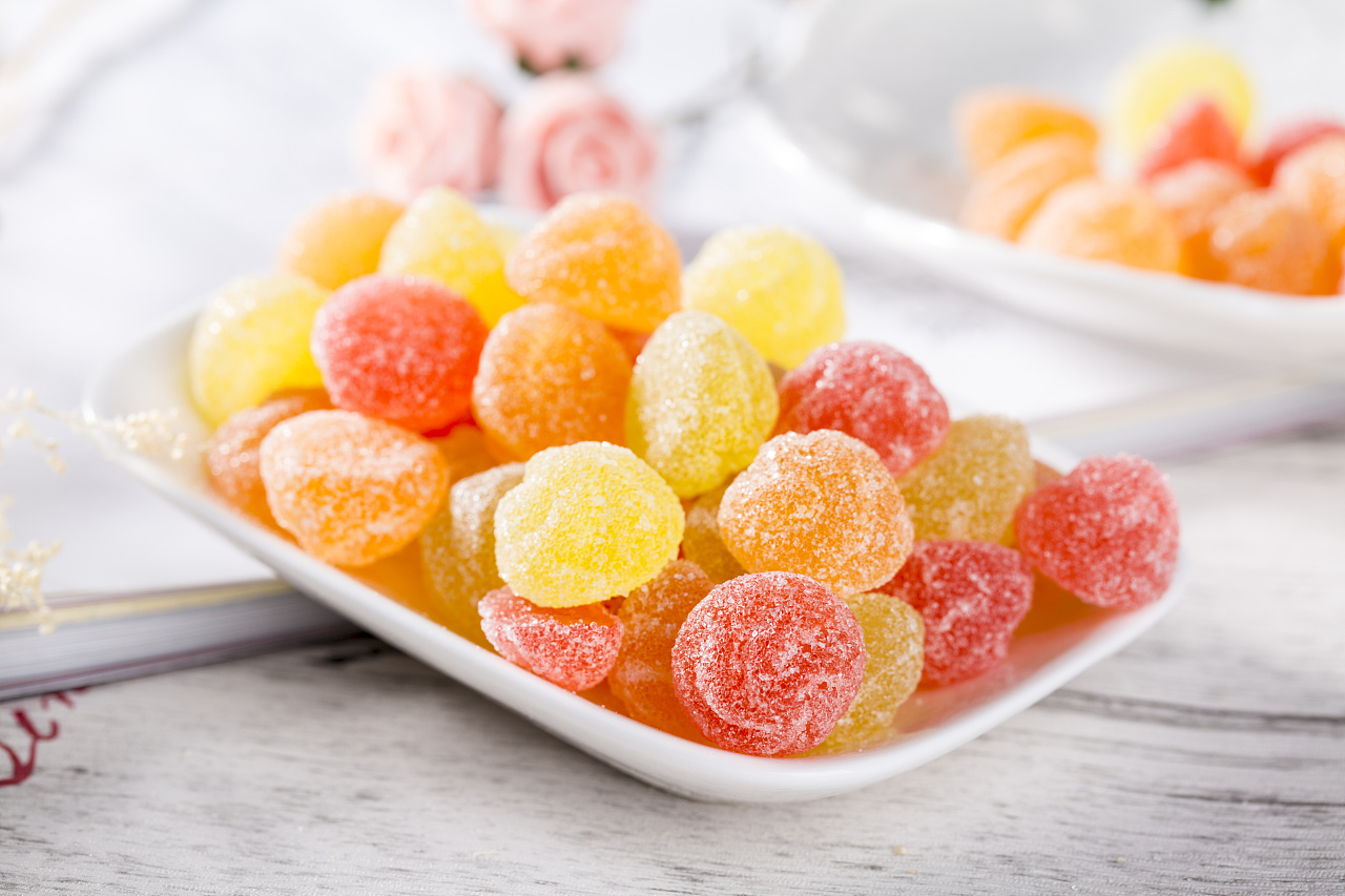 各种彩色水果糖图片_食品饮料_高清素材_图行天下图库