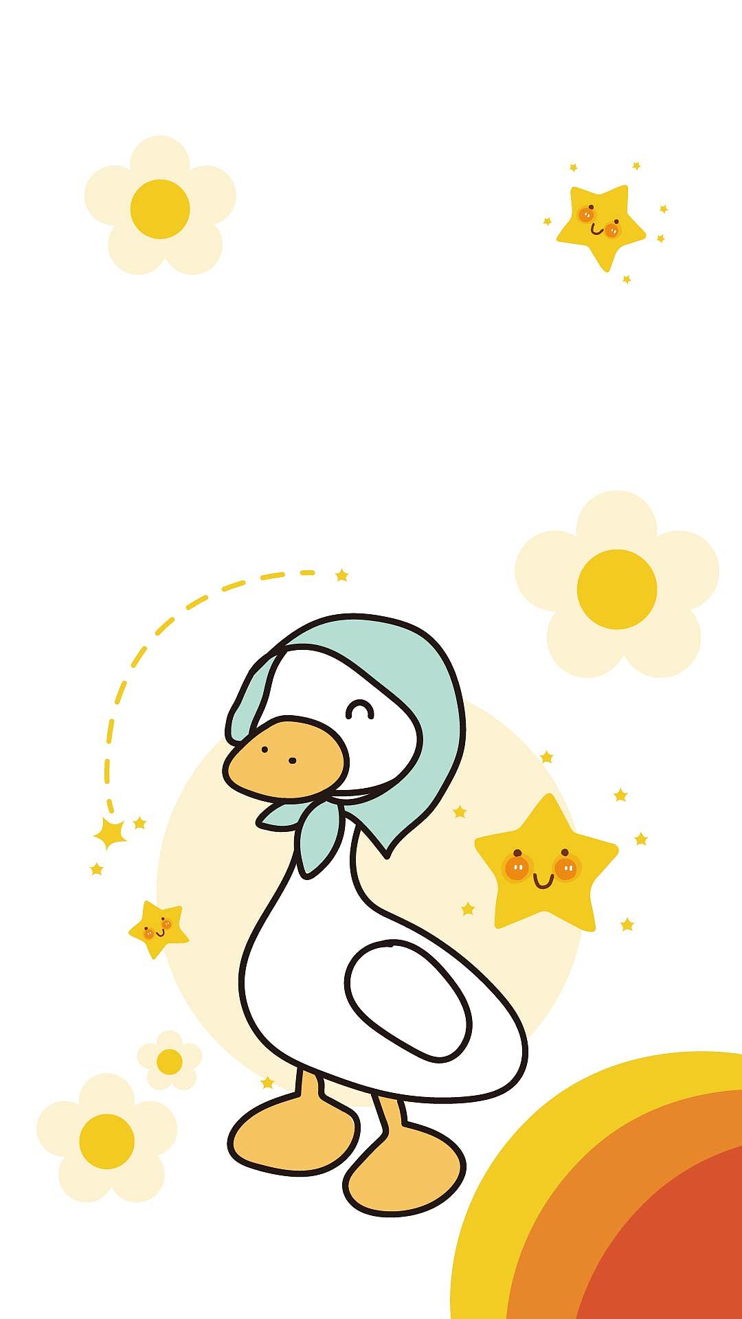 【头像-壁纸】是甜甜的小鸭子