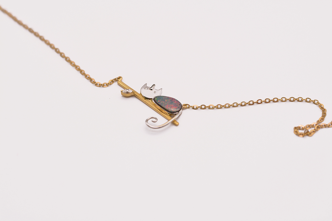 猫小萌|温暖治愈系（图ZMTU1MzU5NzM2） - 首饰设计 - 站酷设计师天使原创珠宝设计原创素材 - 站酷ZCOOL