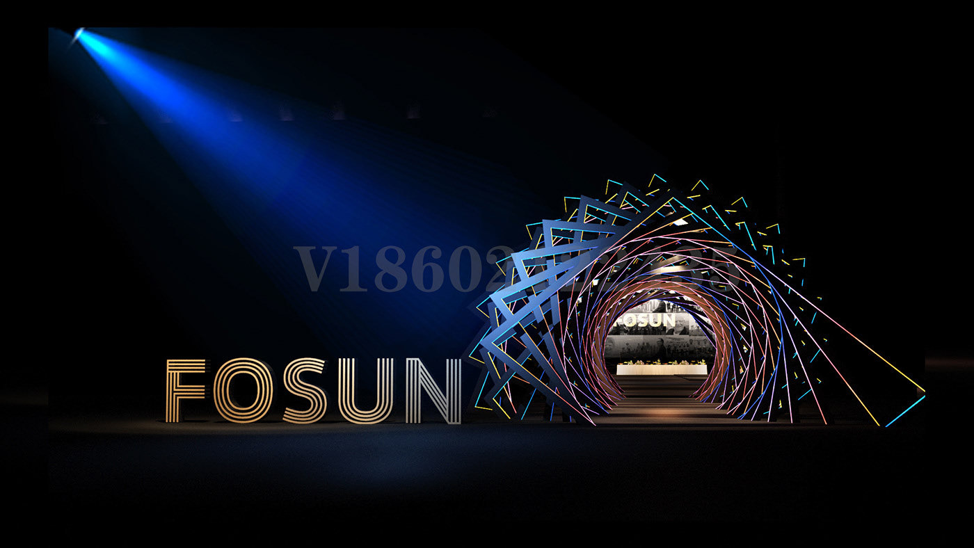 年会舞台设计效果图