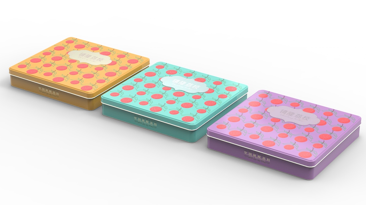 荔枝罐包装设计