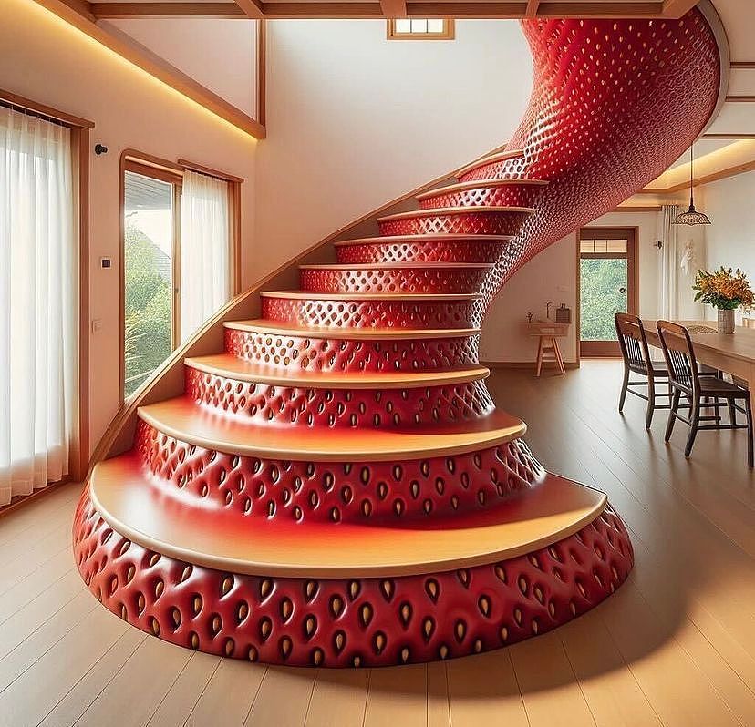 水果楼梯（图ZMzU4MjAyMTgw） - 海报 - 站酷设计师想象力好海报原创素材 - 站酷ZCOOL