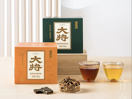 大将茶✖️有食 新中式风格茶包装摄影