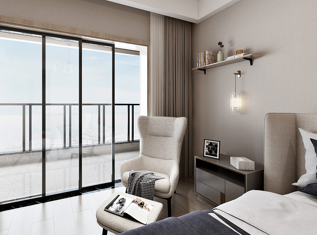 康桥融府163平现代风格装修设计效果图（图ZMjMxNDYzODg0） - 家装设计 - 站酷设计师美的家装饰公司原创素材 - 站酷ZCOOL