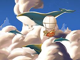 西海有鯨常伴游左右