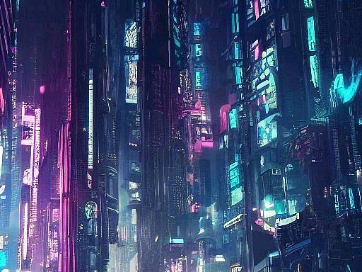 未来纪元—赛博朋克（个人主页-ZNjIxODc5OTY=） - AI作品 - 站酷设计师可可西里的大海子原创素材 - 站酷ZCOOL